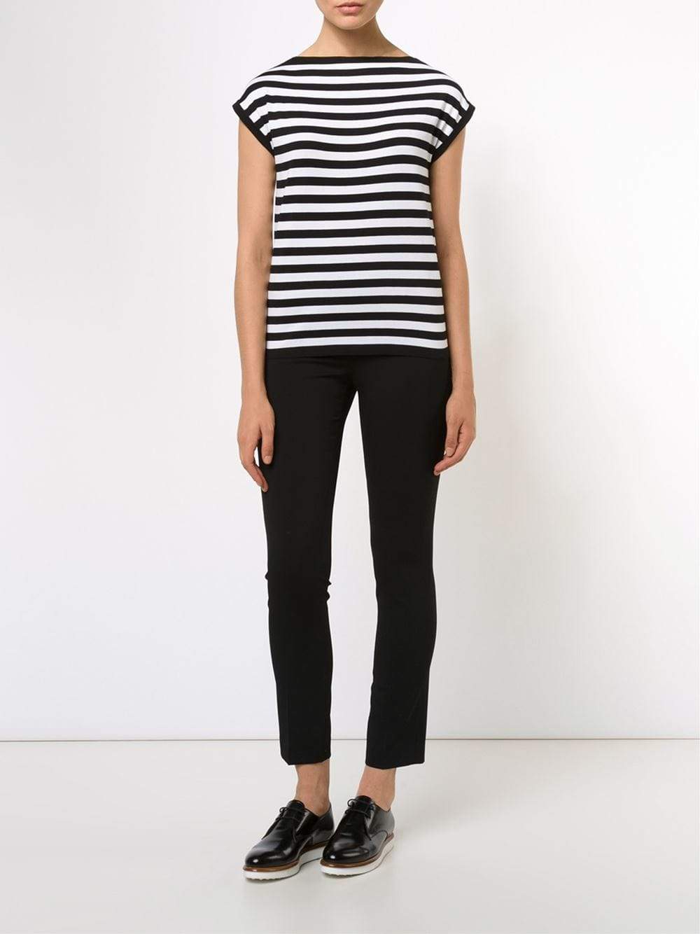 MICHAEL KORS-Striped Cotton Top-