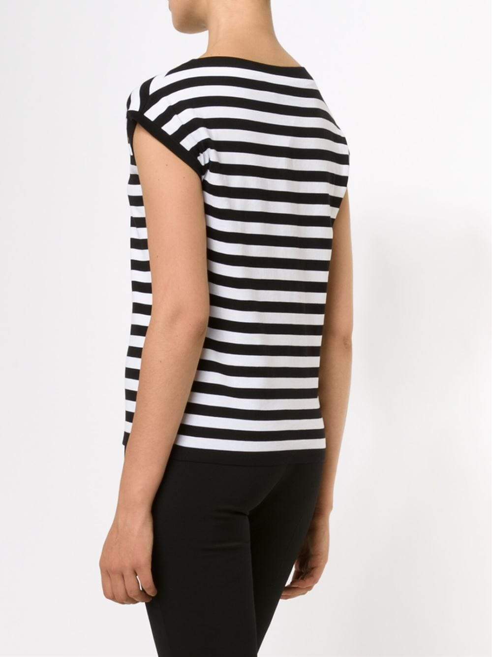 MICHAEL KORS-Striped Cotton Top-