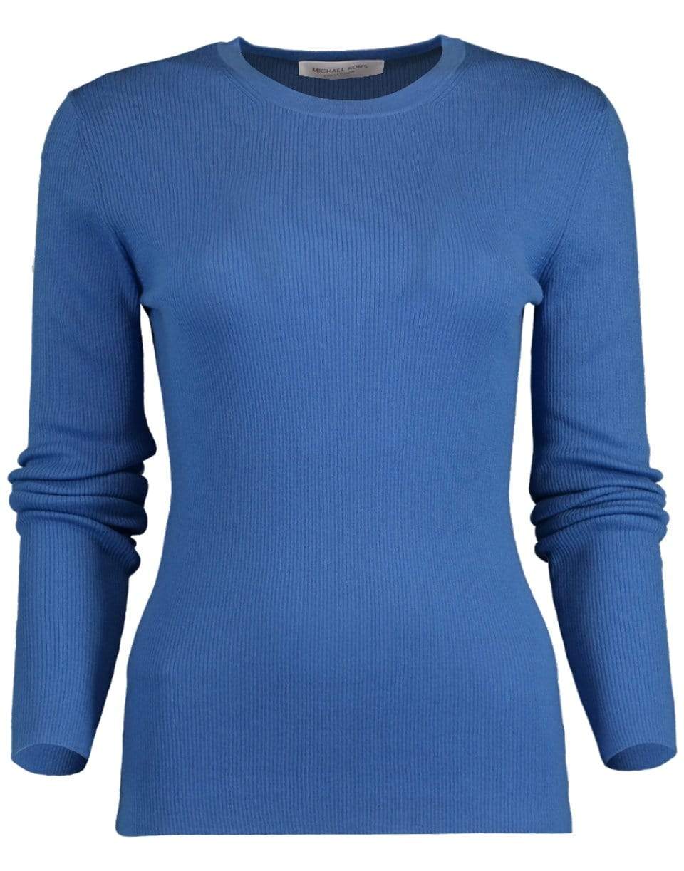 MICHAEL KORS-Cadet Featherweight Cashmere Top-