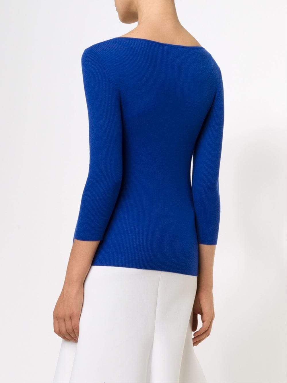 MICHAEL KORS-Featherweight Cashmere V-Neck Top-