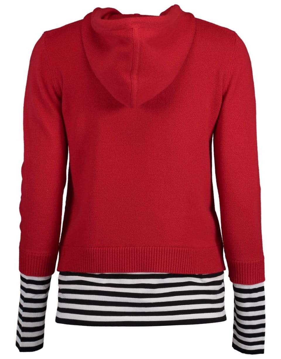 MICHAEL KORS-Layered Pullover Hoodie-