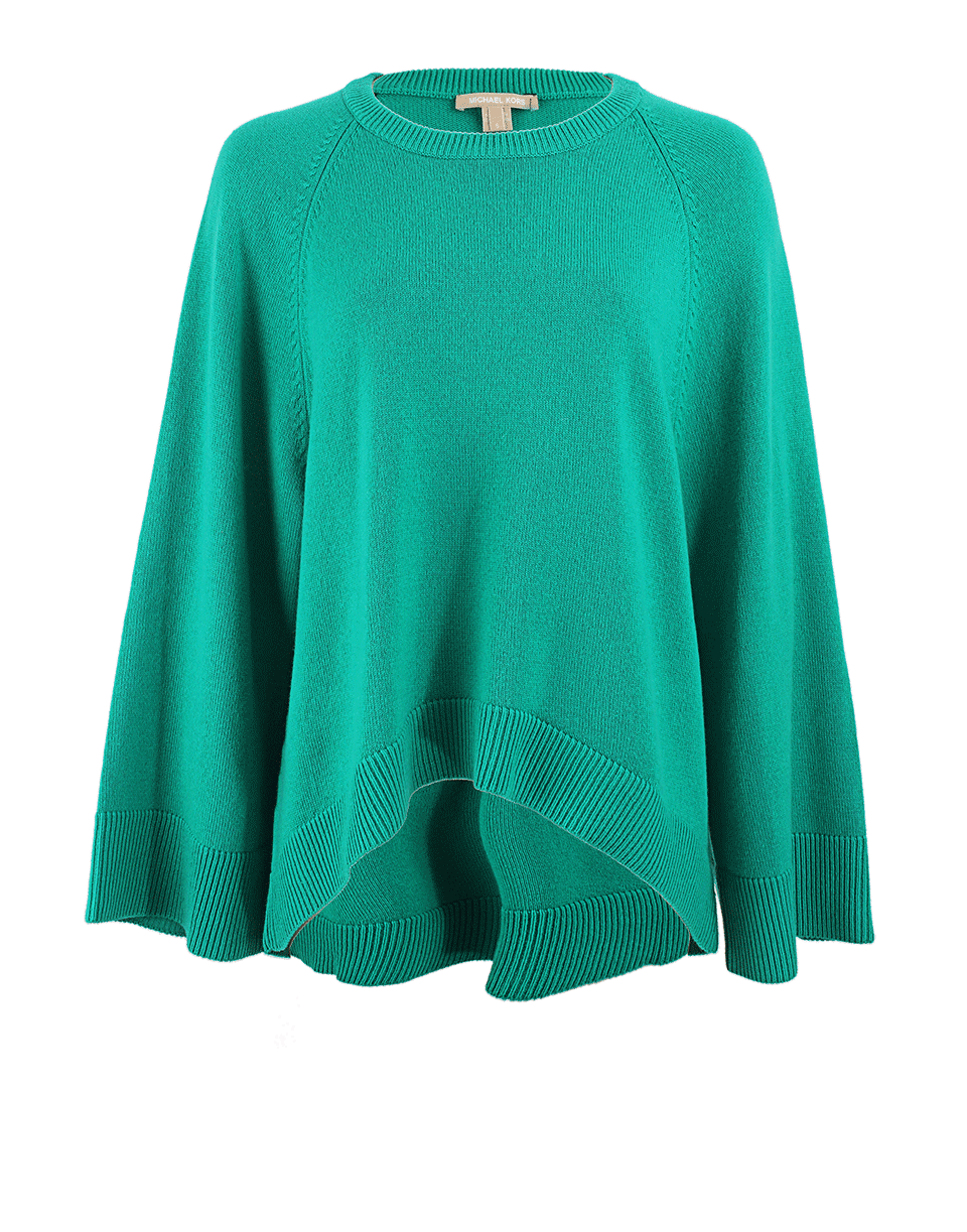 MICHAEL KORS-Elliptical Hem Tunic-EMERALD