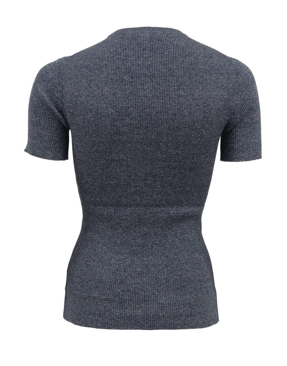 MICHAEL KORS-Ribbed Cotton Crewneck-