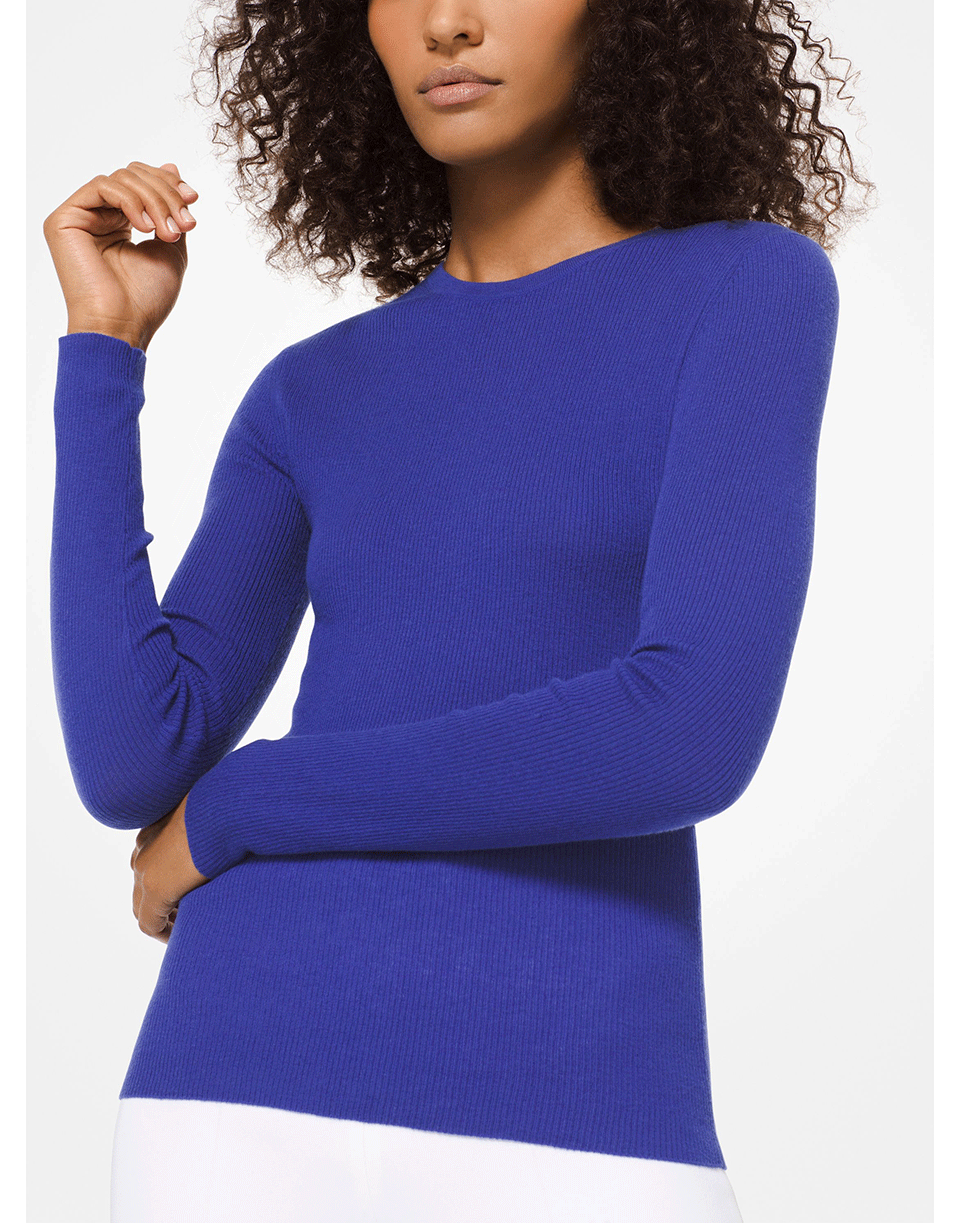 MICHAEL KORS-Featherweight Crewneck Top-