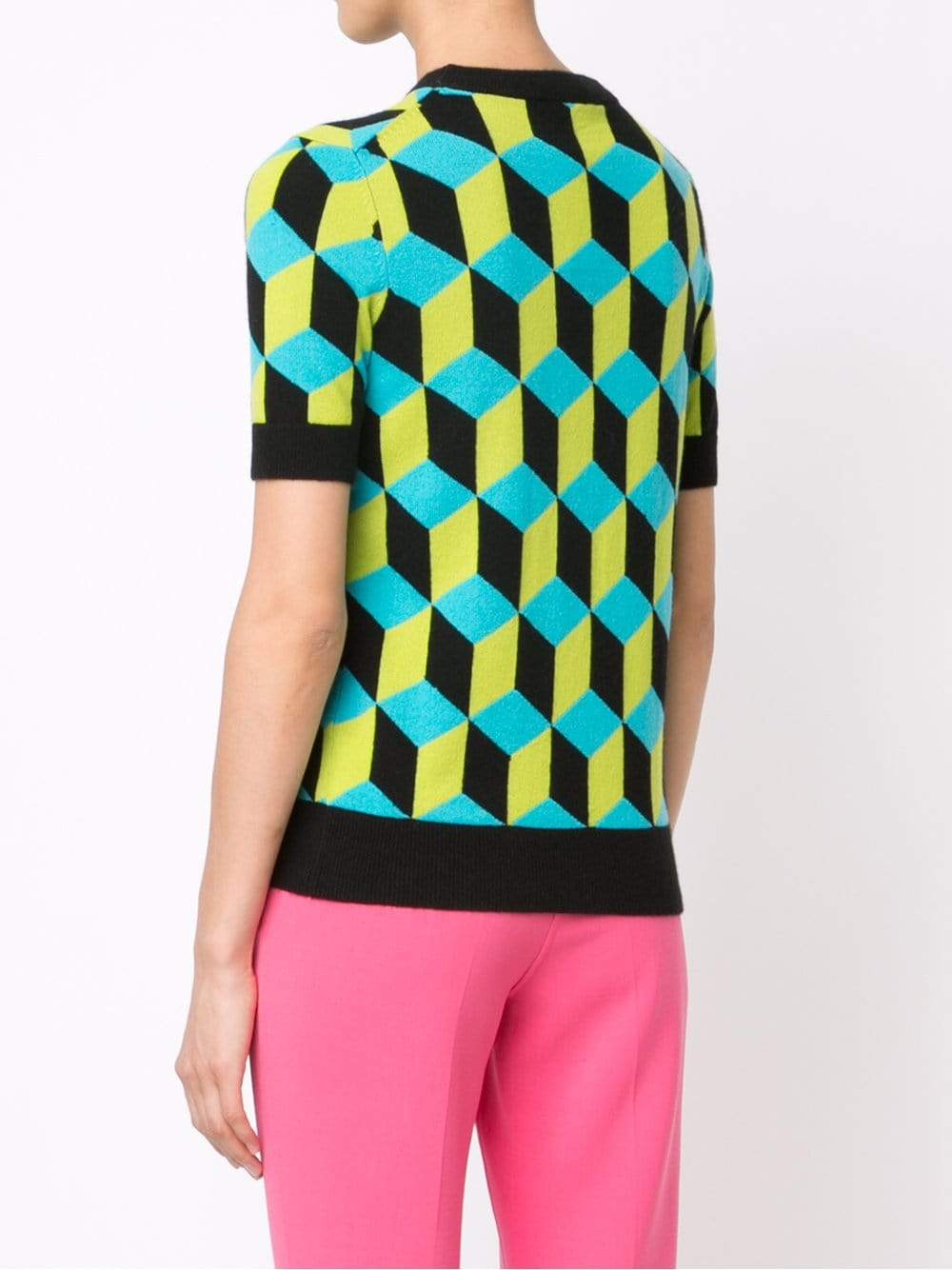 MICHAEL KORS-Deco Cube Intarsia Knit-