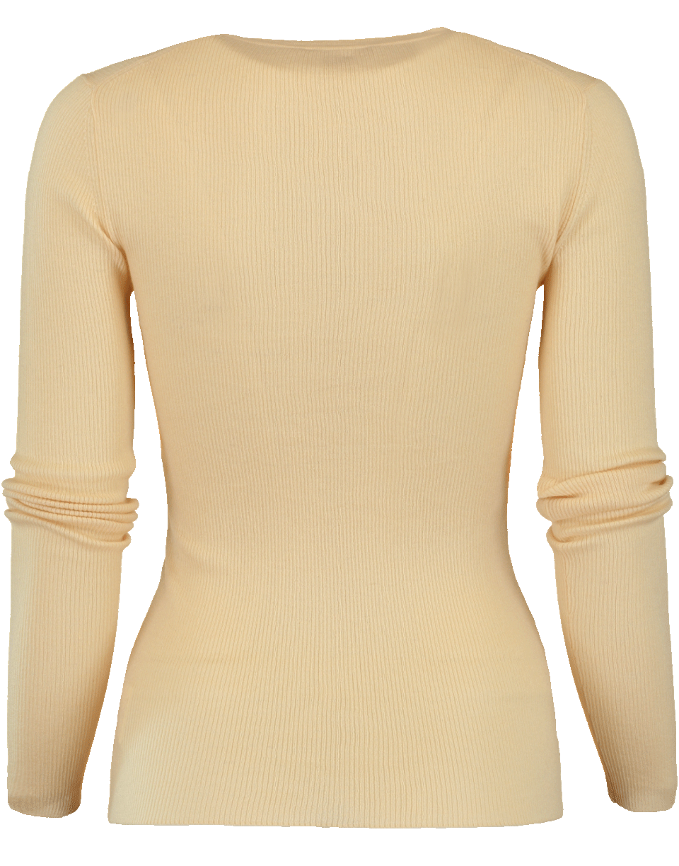 MICHAEL KORS-Ribbed Cashmere Top-