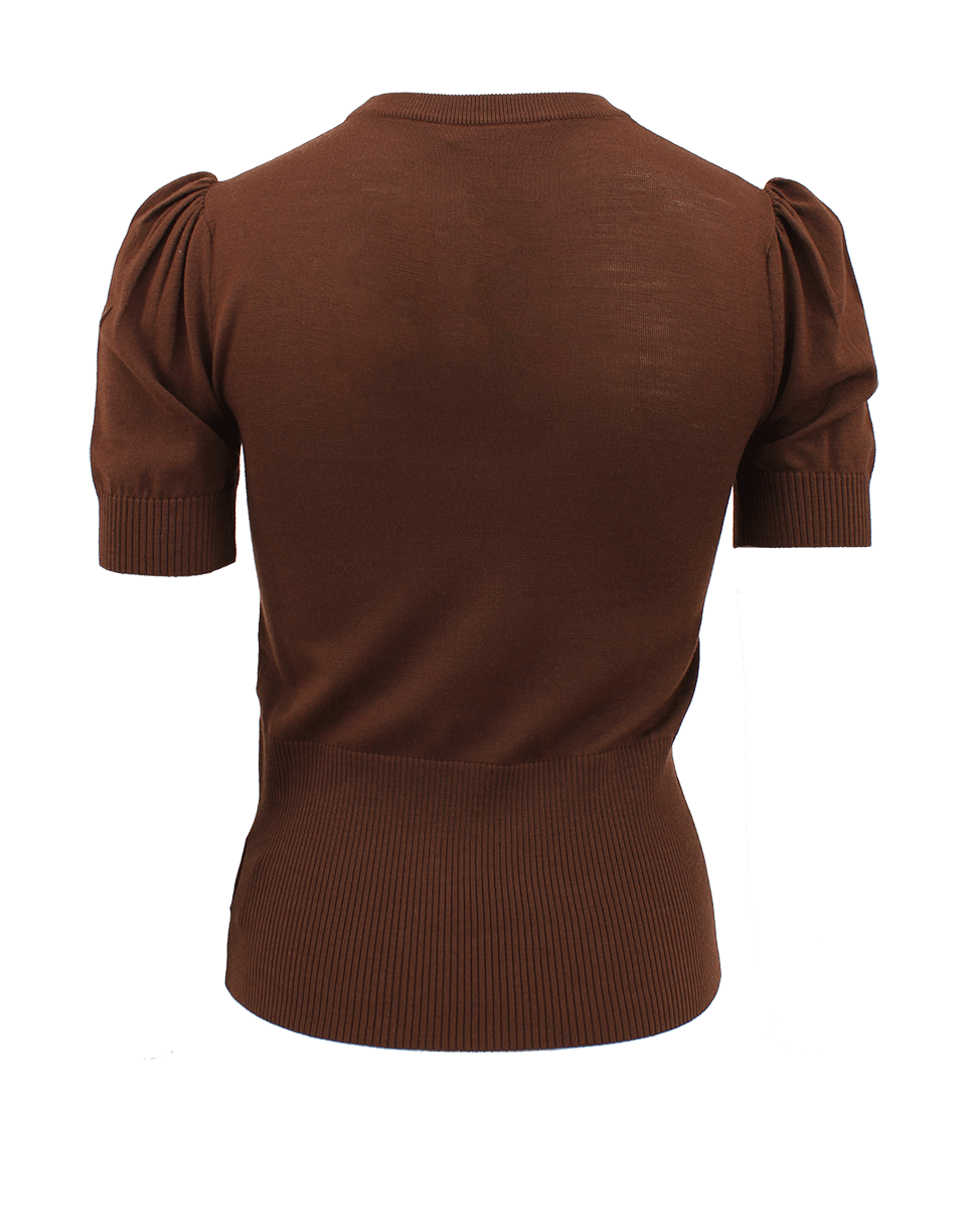 MICHAEL KORS-Puff Sleeve Merino Crew-