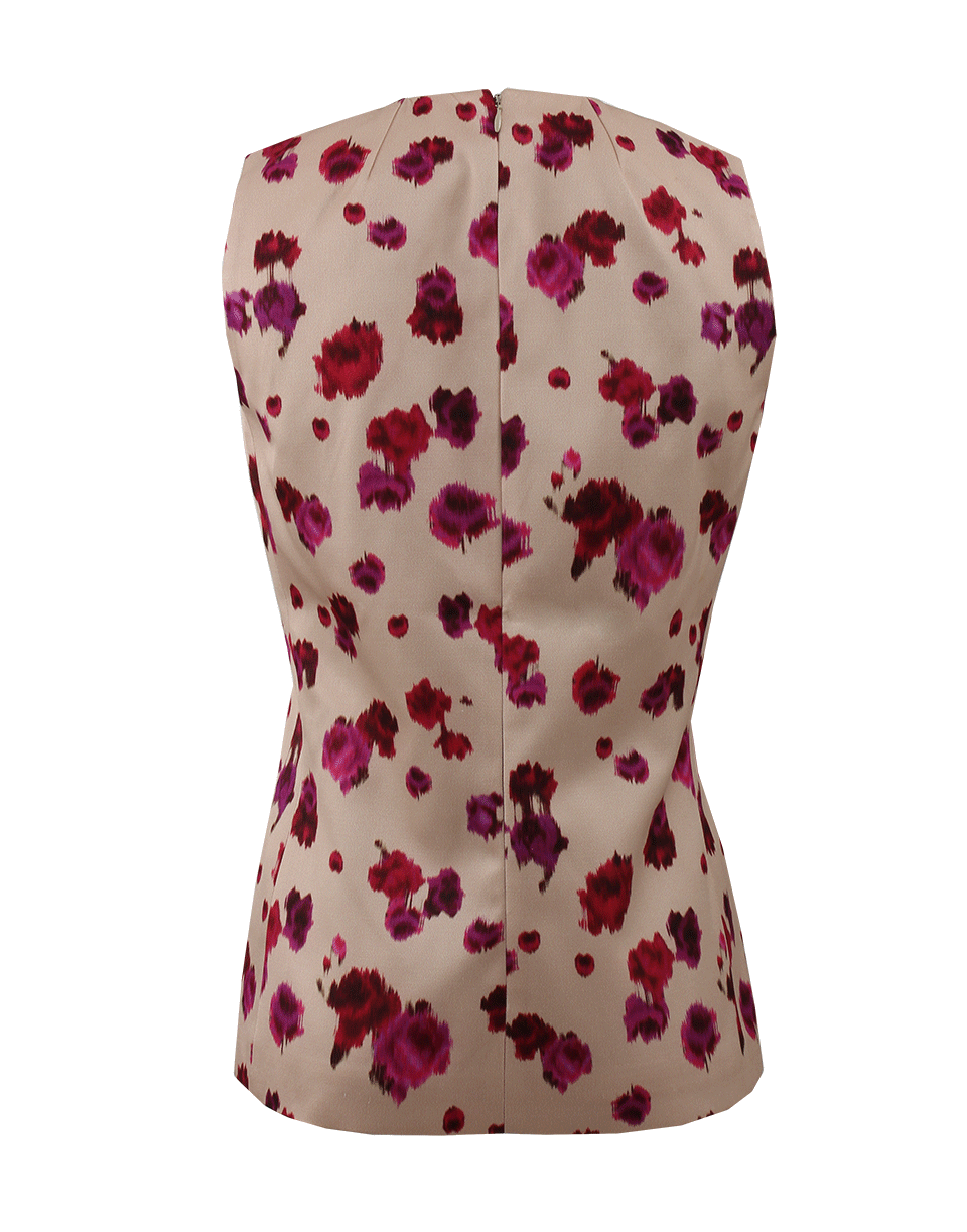 MICHAEL KORS-Sleeveless Paisley Print Shell Top-