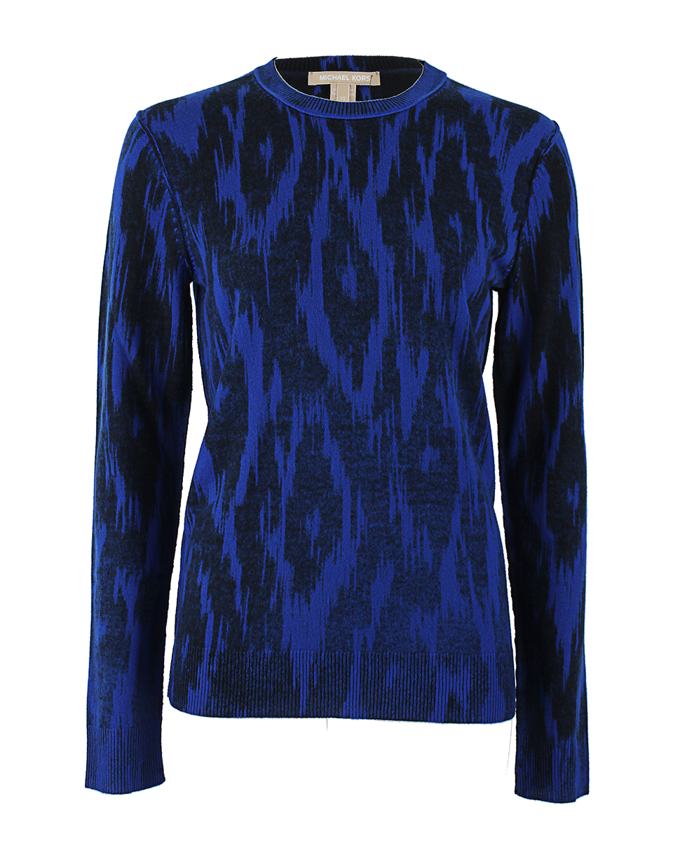 MICHAEL KORS-Cashmere Ikat Pullover-