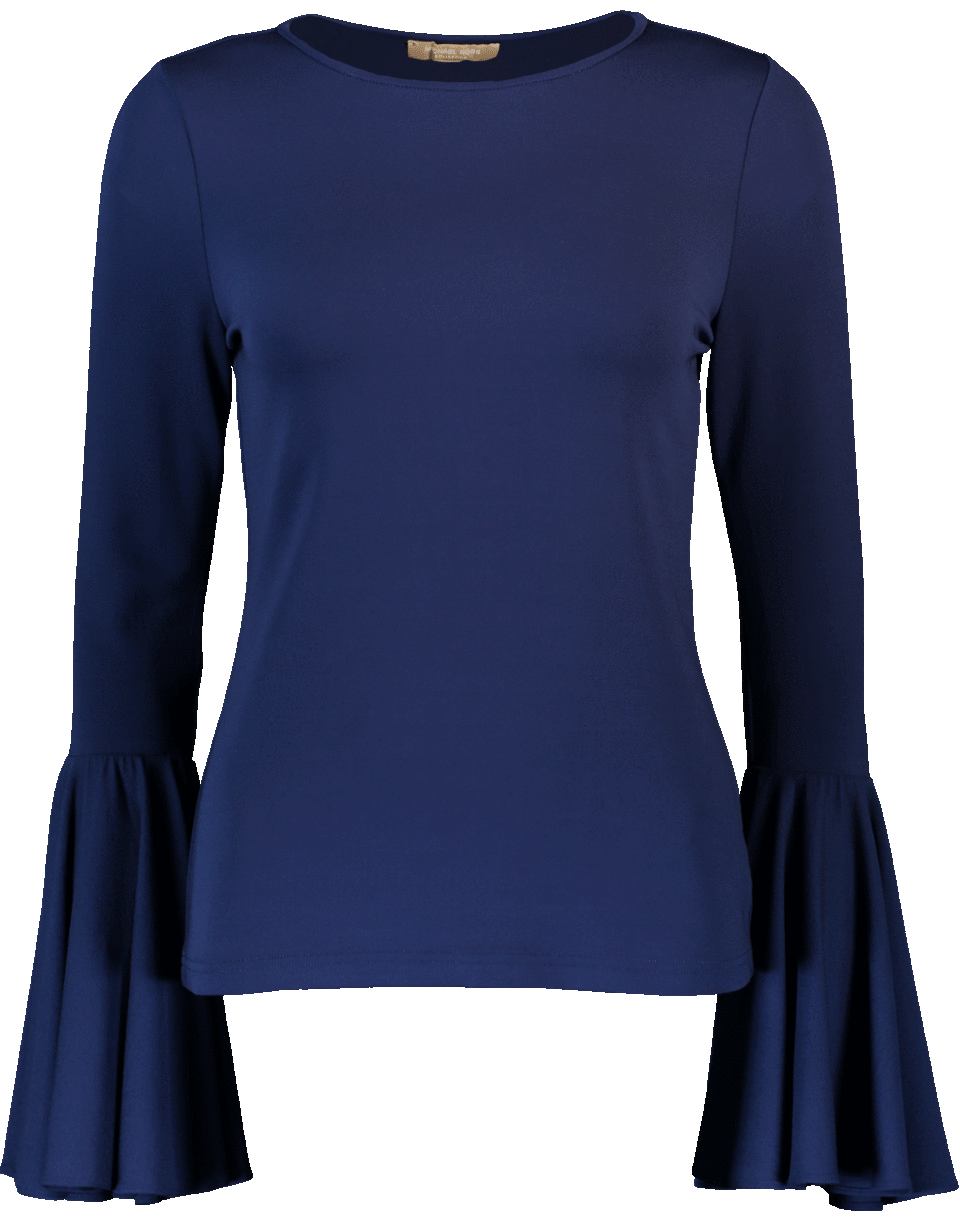 MICHAEL KORS-Gathered Flare Top-