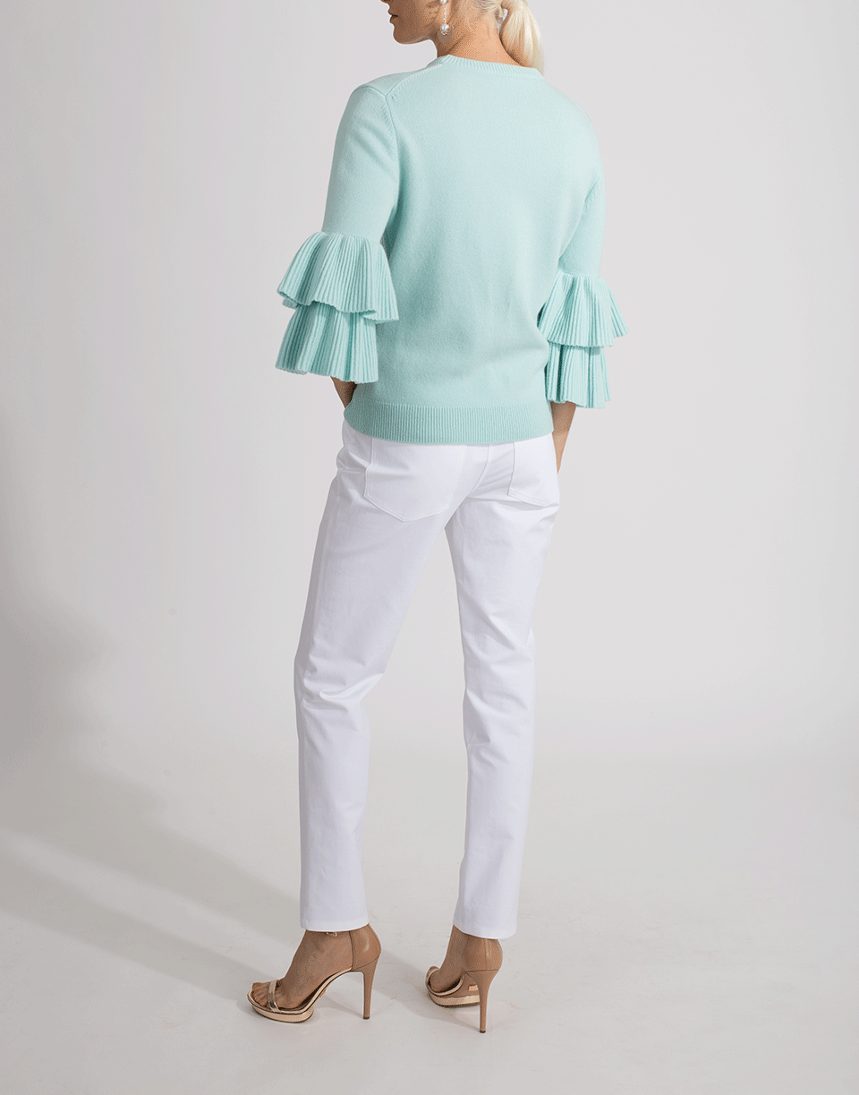 MICHAEL KORS-Ruffle Sleeve Pullover-