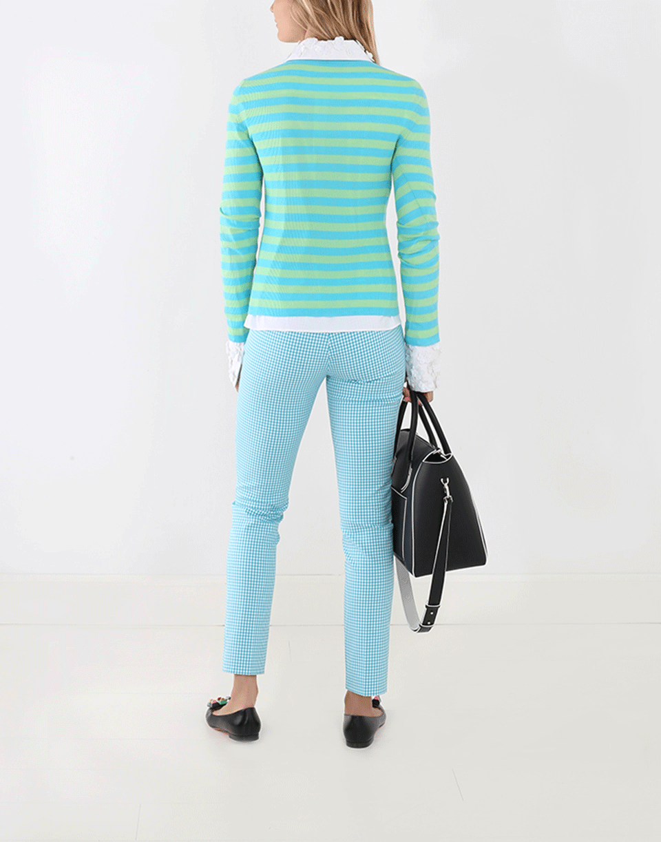 MICHAEL KORS-Striped Knit Top-
