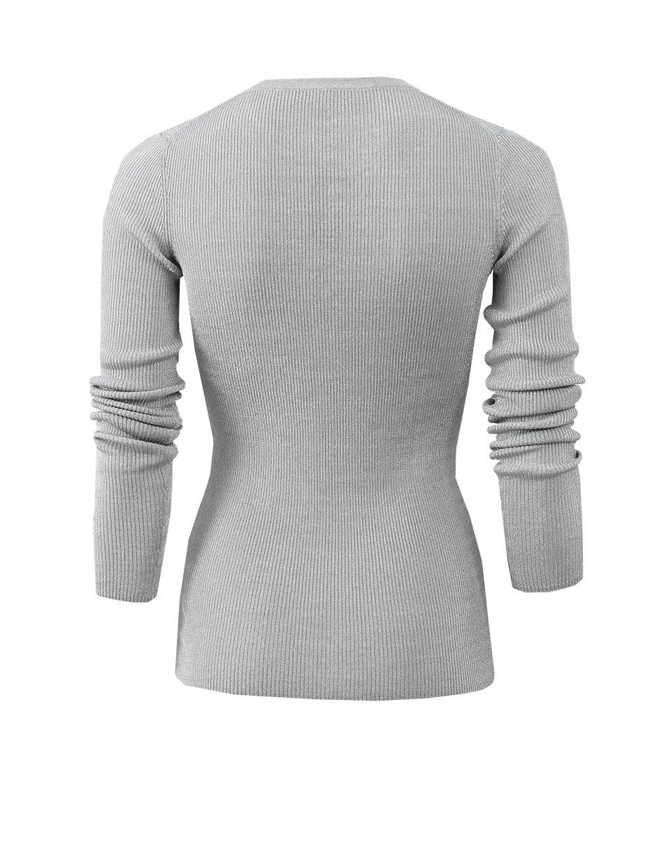 MICHAEL KORS-Metallic Ribbed Pull Over-
