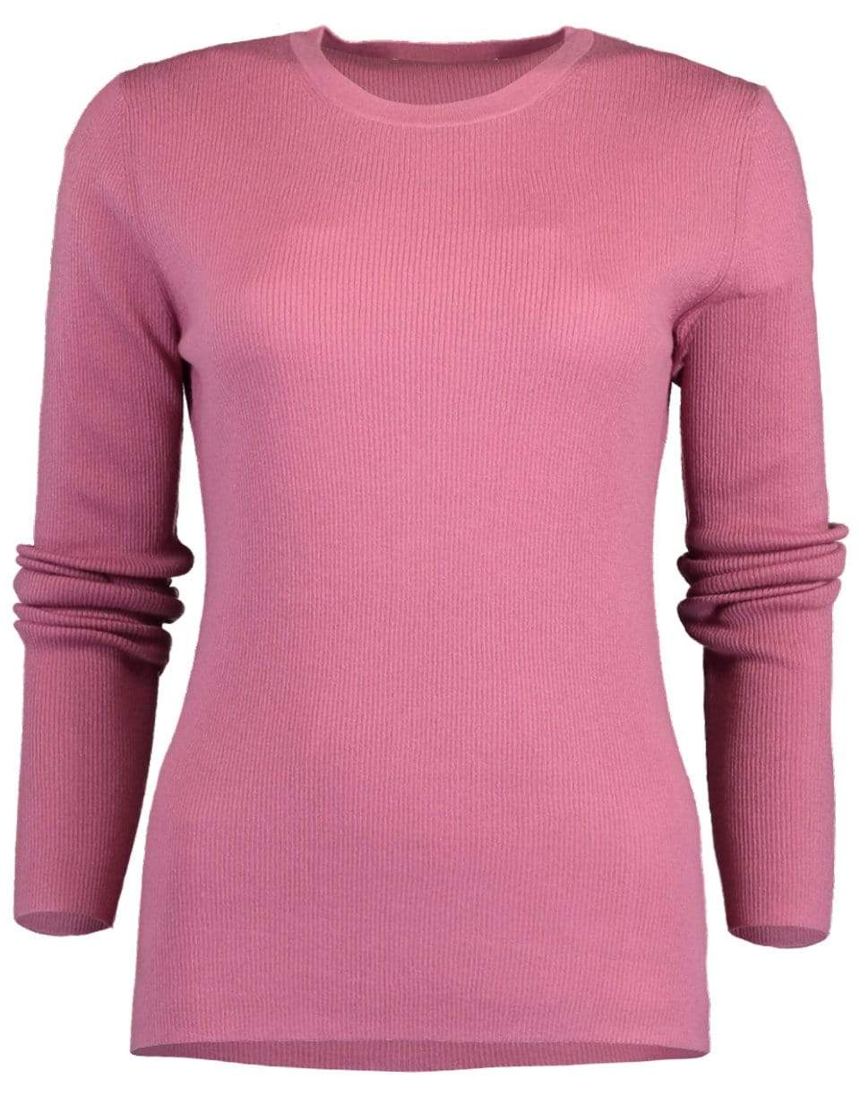 MICHAEL KORS-Cashmere Longsleeve Crewneck-