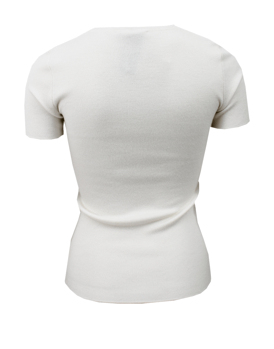 MICHAEL KORS-Short Sleeve Super Cashmere Scoopneck-