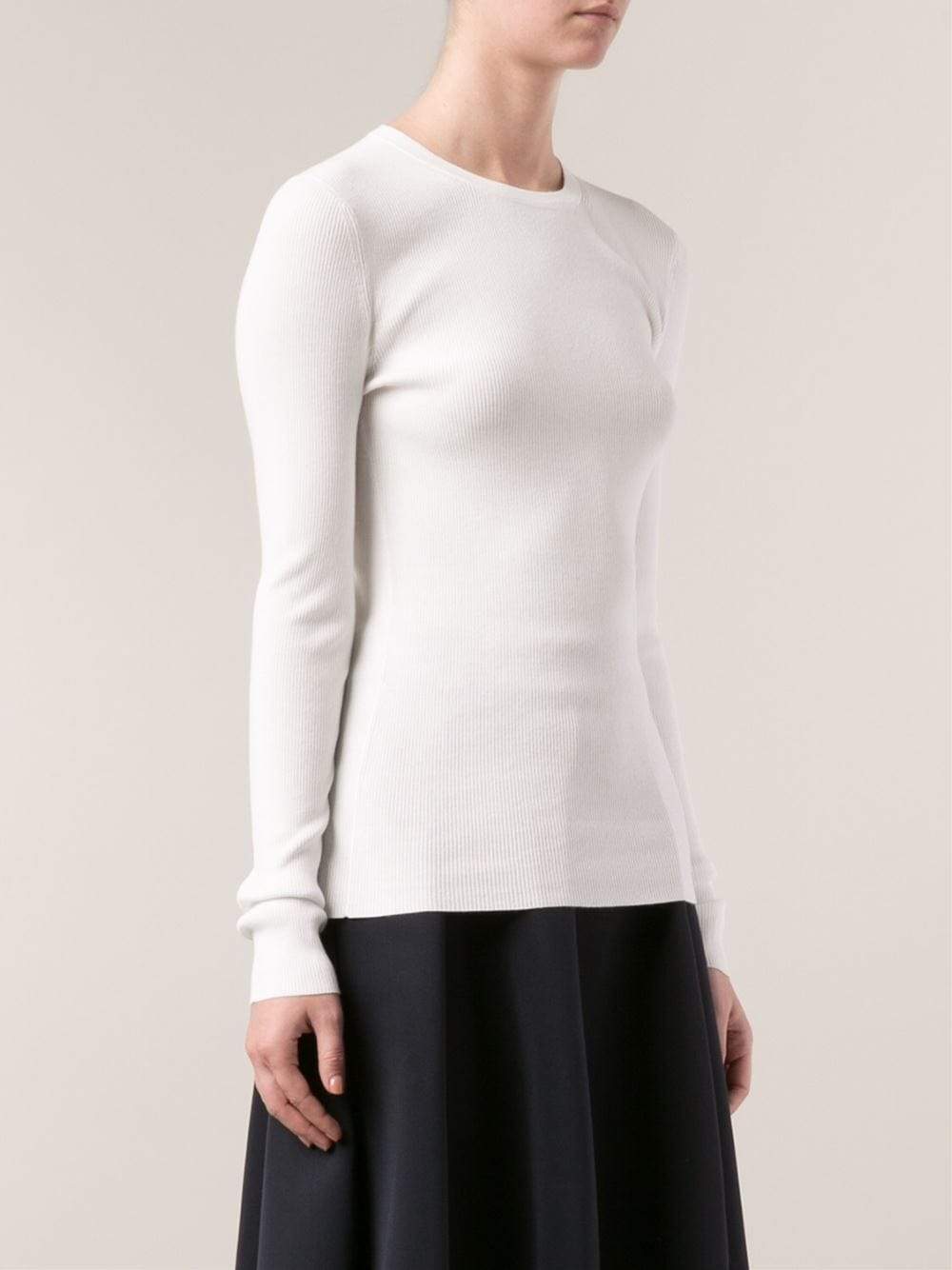 MICHAEL KORS-Stretch Viscose Crewneck-