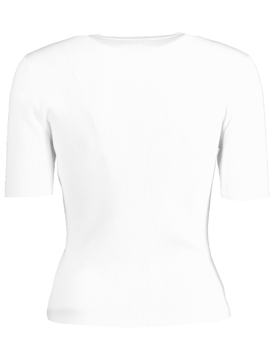 MICHAEL KORS-Ribbed Crewneck Tee-