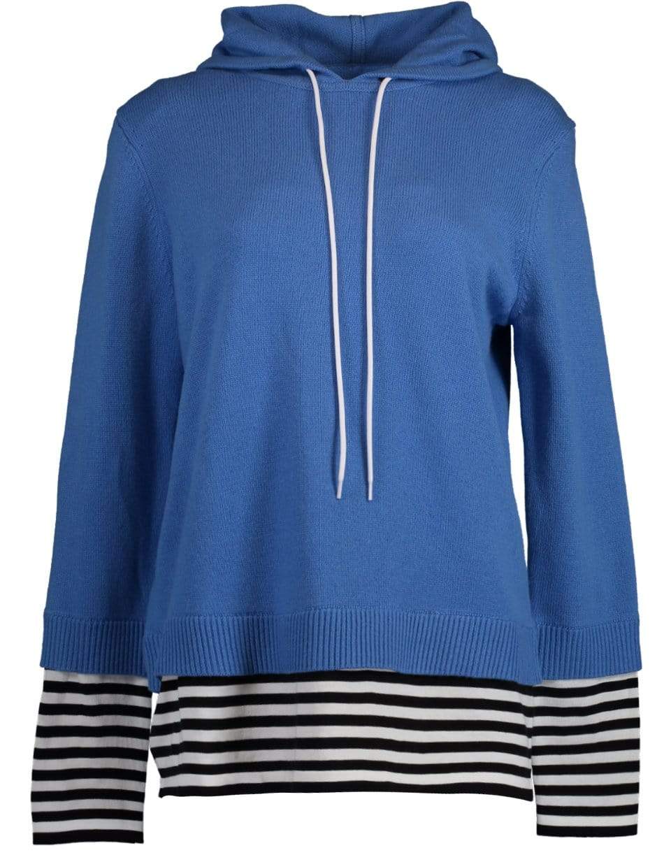 MICHAEL KORS-Layered Pullover Hoodie-