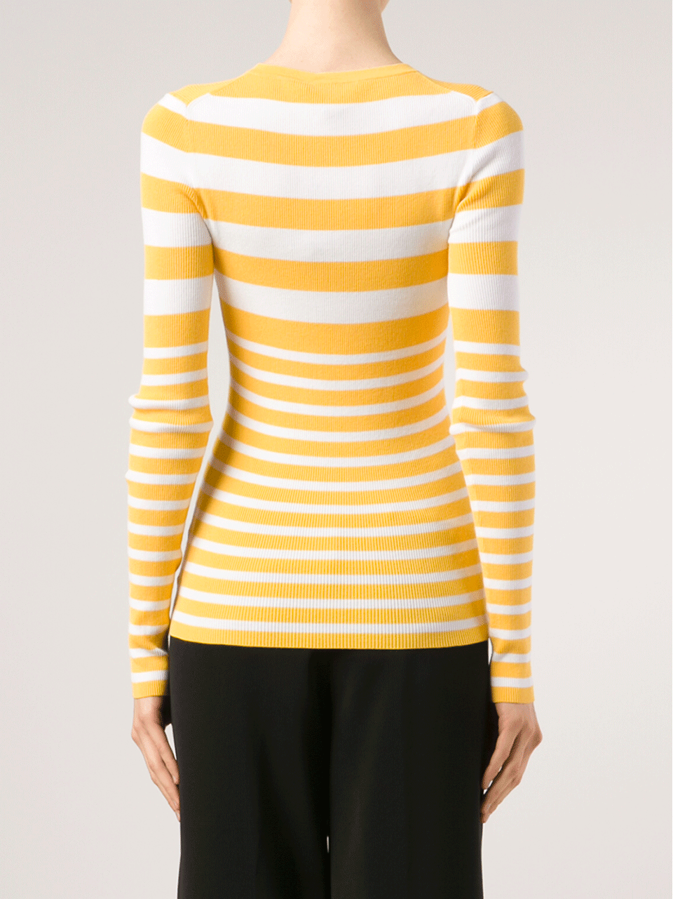 MICHAEL KORS-Mixed Stripe Crewneck-