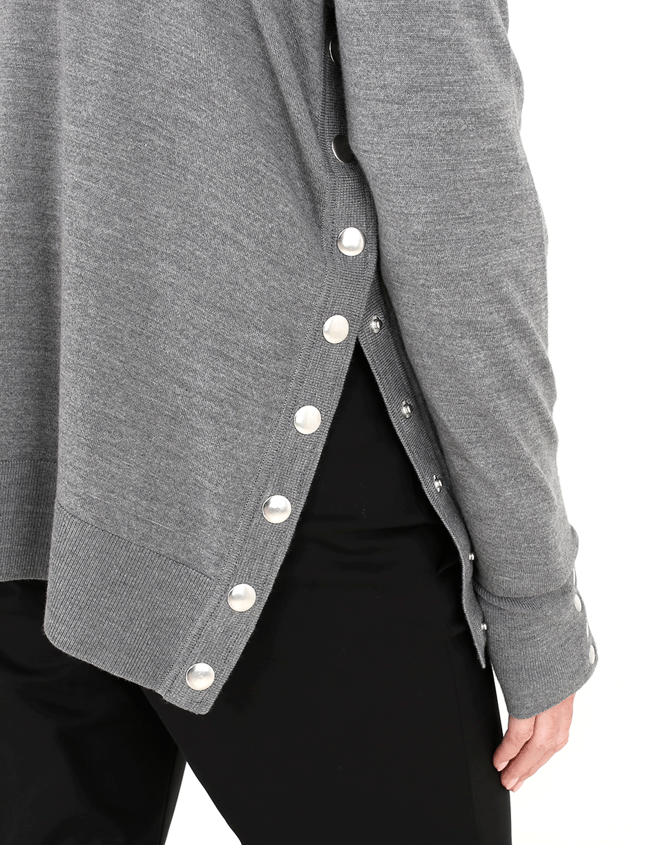 MICHAEL KORS-Snap Cuff Pullover-