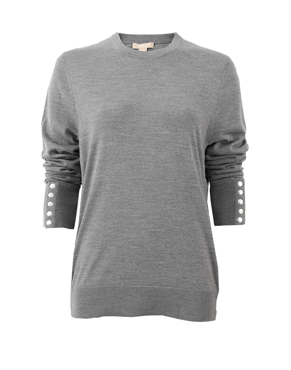 MICHAEL KORS-Snap Cuff Pullover-