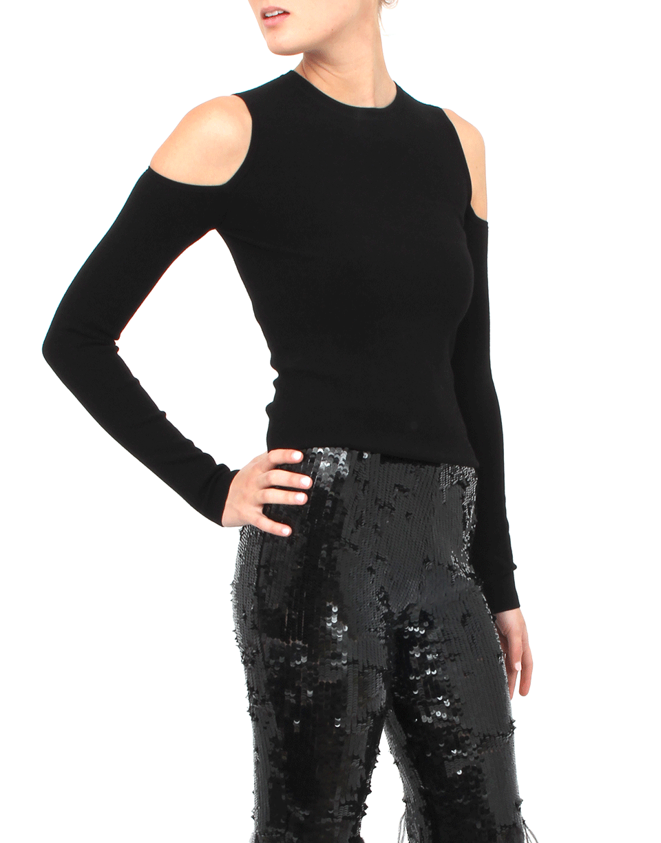 MICHAEL KORS-Cold Shoulder Top-