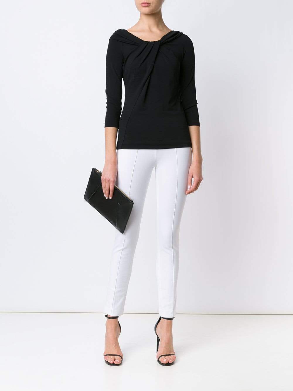 MICHAEL KORS-Off The Shoulder Knot Top-