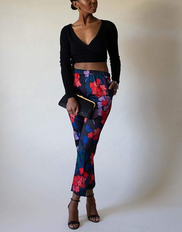 MICHAEL KORS-Cashmere Wrap Top-
