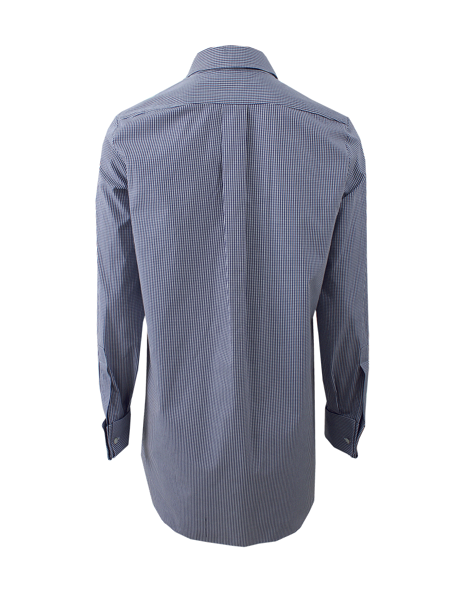 MICHAEL KORS-Gingham French Cuff Shirt-