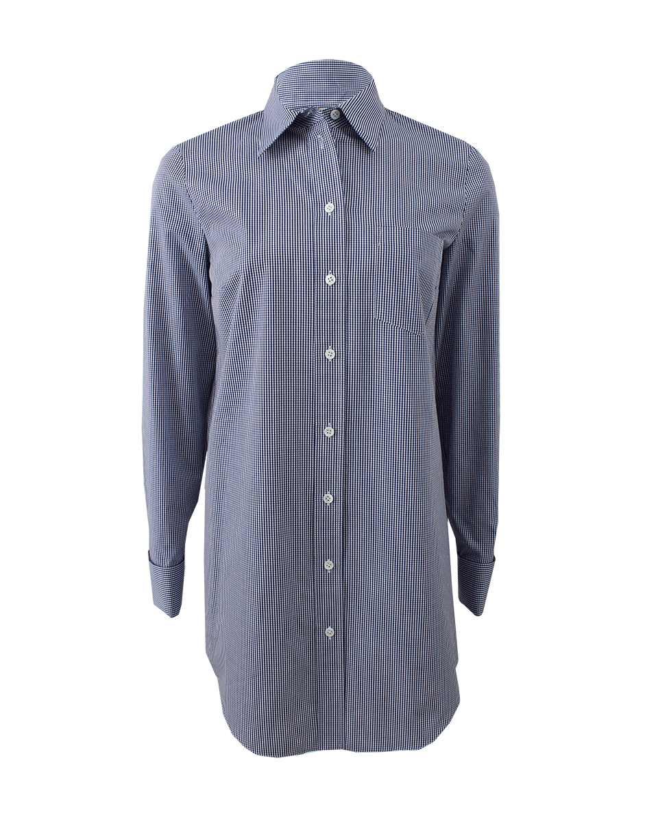 MICHAEL KORS-Gingham French Cuff Shirt-