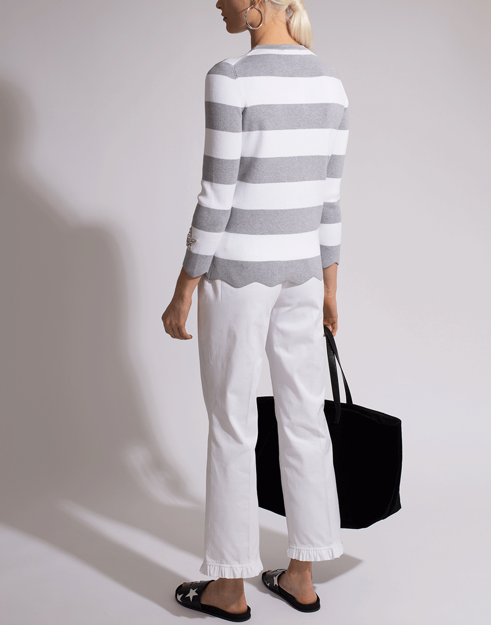 MICHAEL KORS-Starfish Striped Tee-
