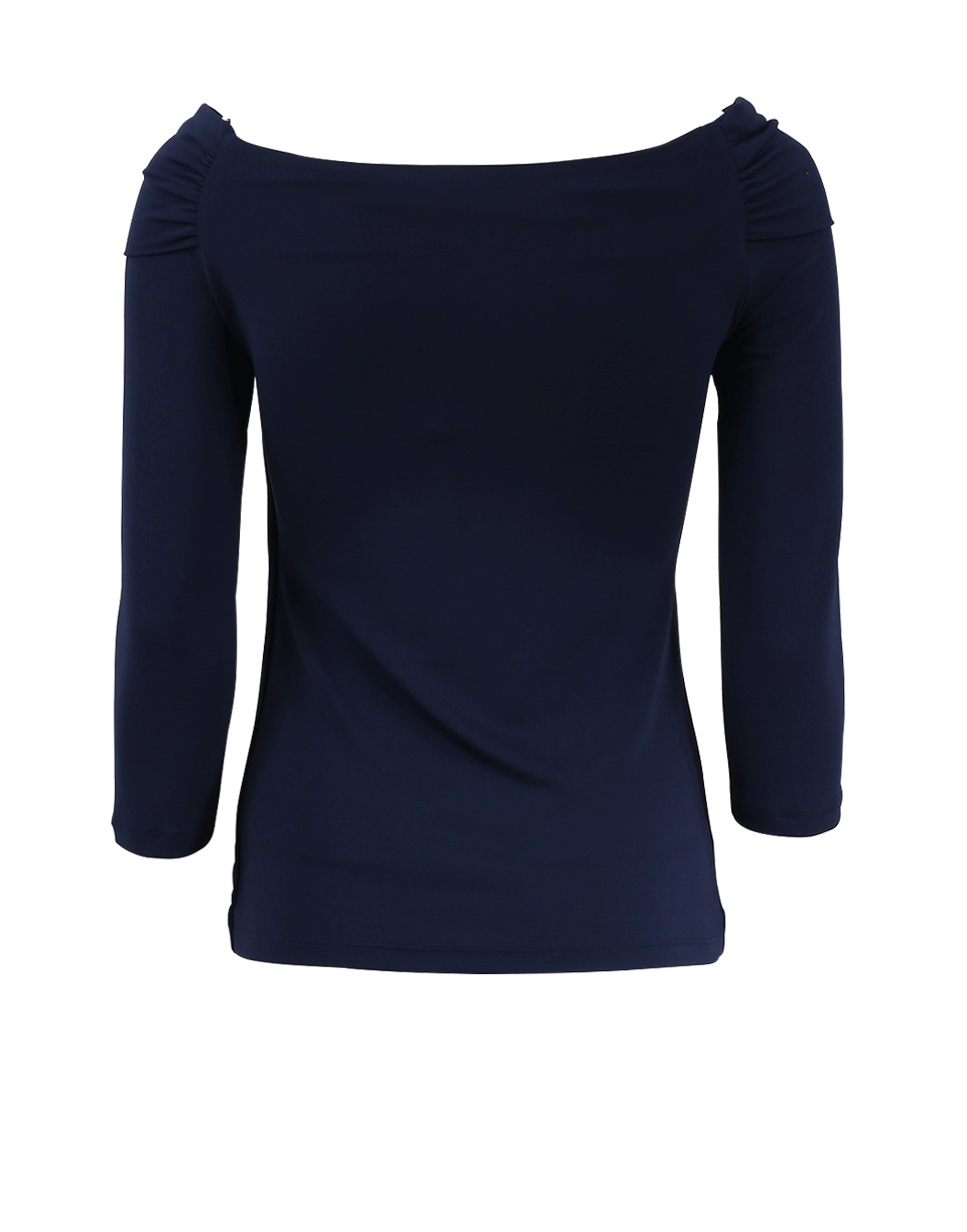 MICHAEL KORS-Off The Shoulder Twist Top-
