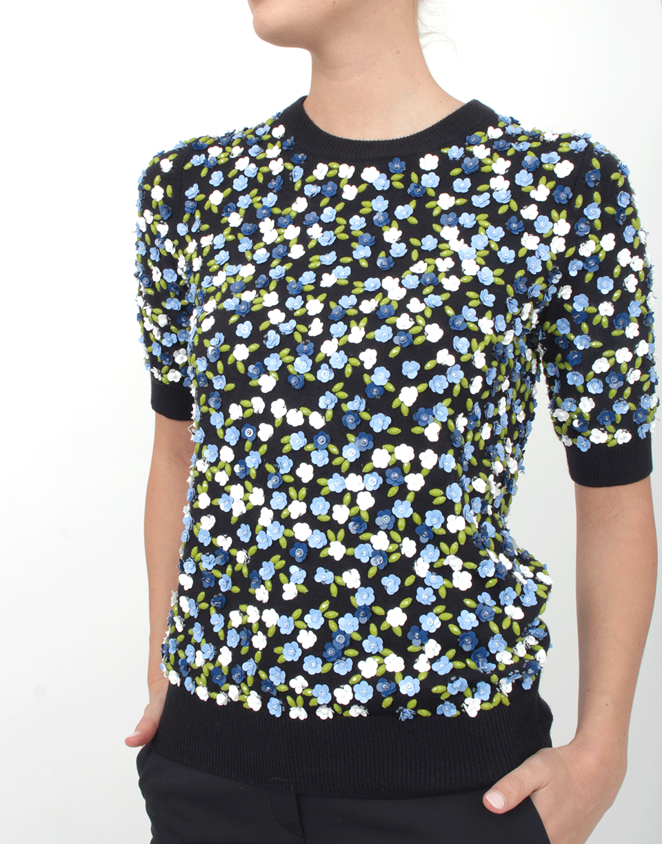 MICHAEL KORS-Floral Garden Crewneck-