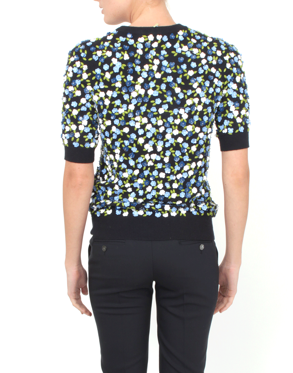 MICHAEL KORS-Floral Garden Crewneck-