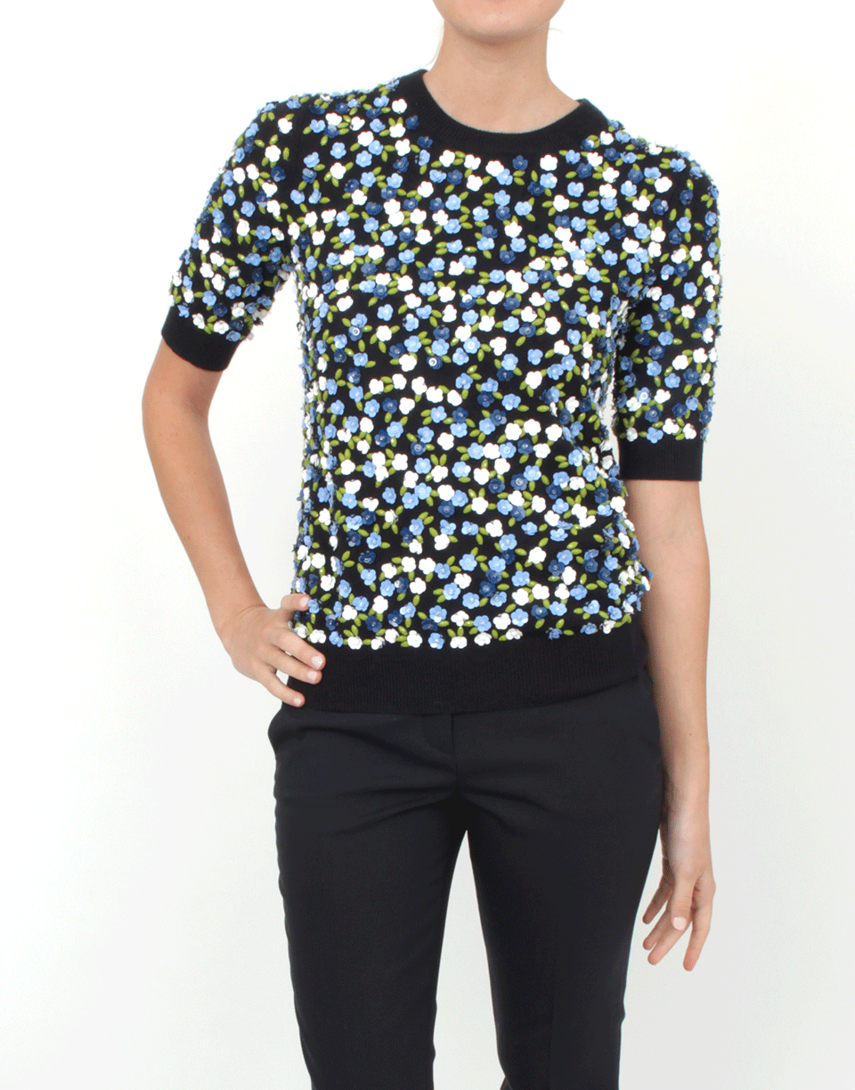MICHAEL KORS-Floral Garden Crewneck-