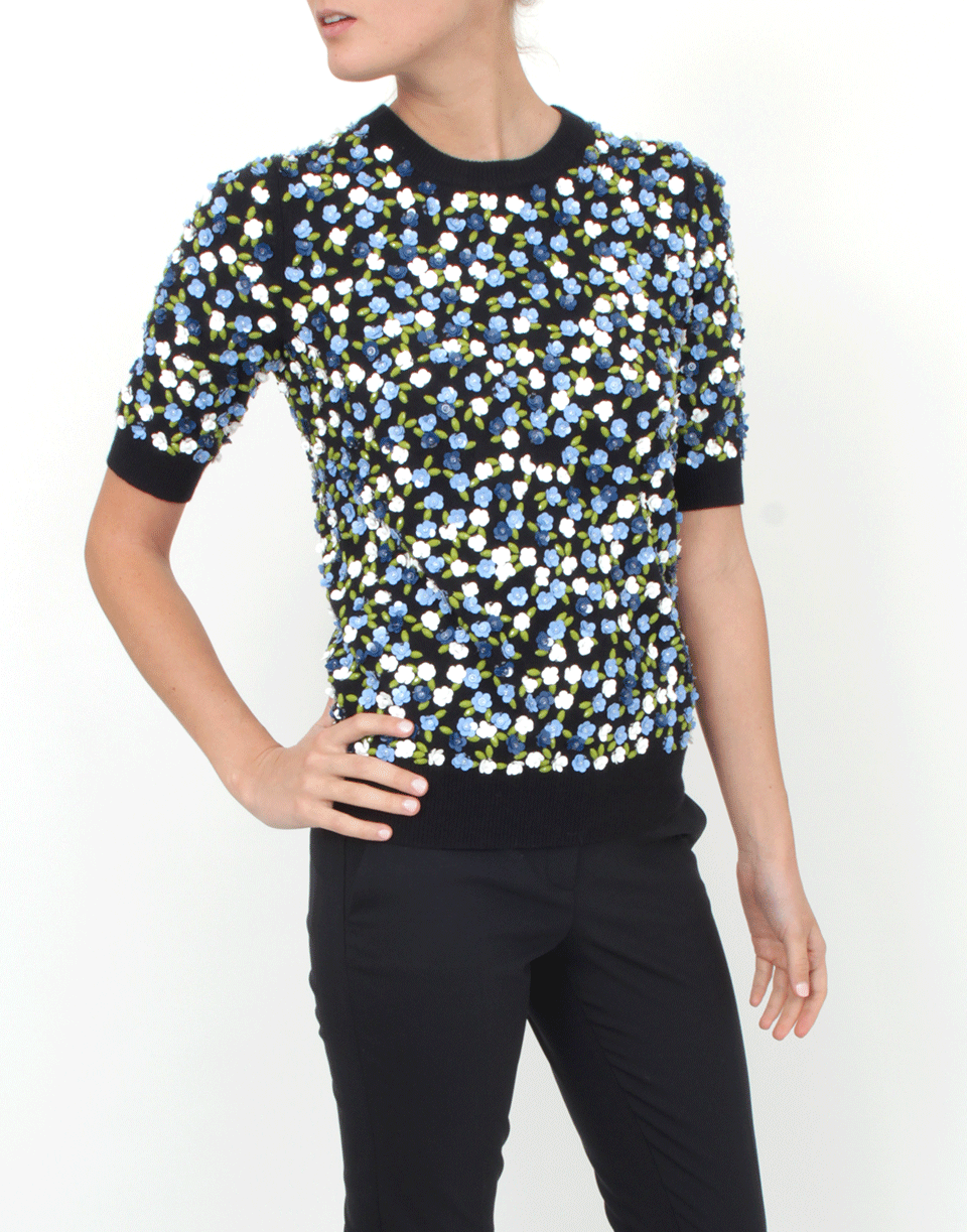 MICHAEL KORS-Floral Garden Crewneck-