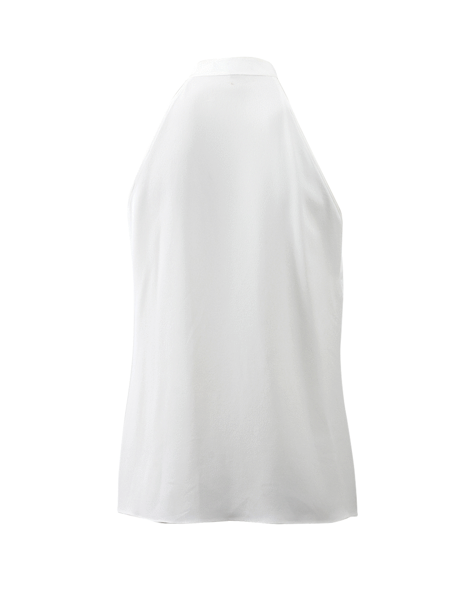 MICHAEL KORS-Pleated Halter Top Blouse-