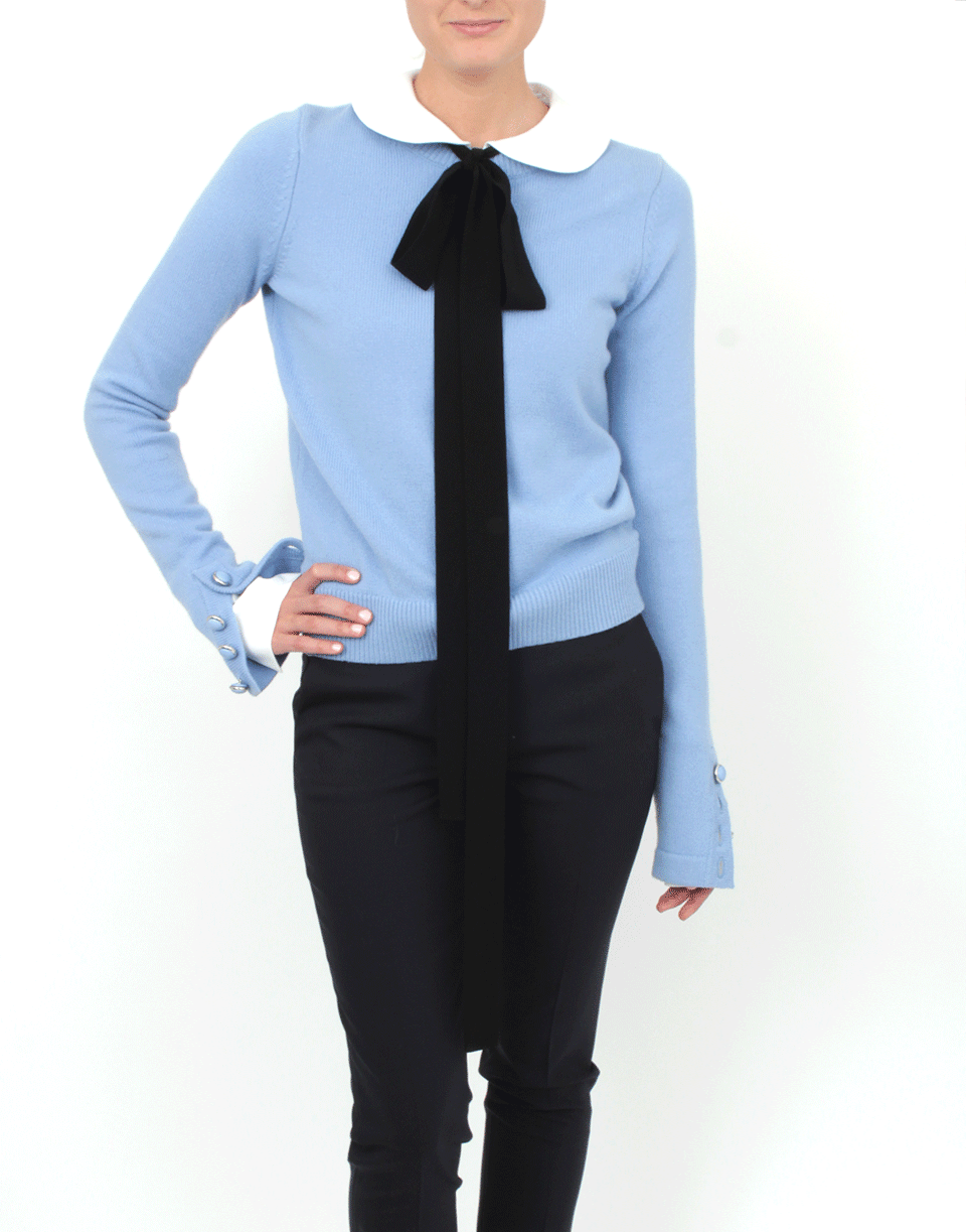 MICHAEL KORS-Button Cuff Pullover-