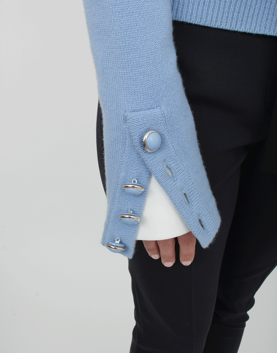 MICHAEL KORS-Button Cuff Pullover-