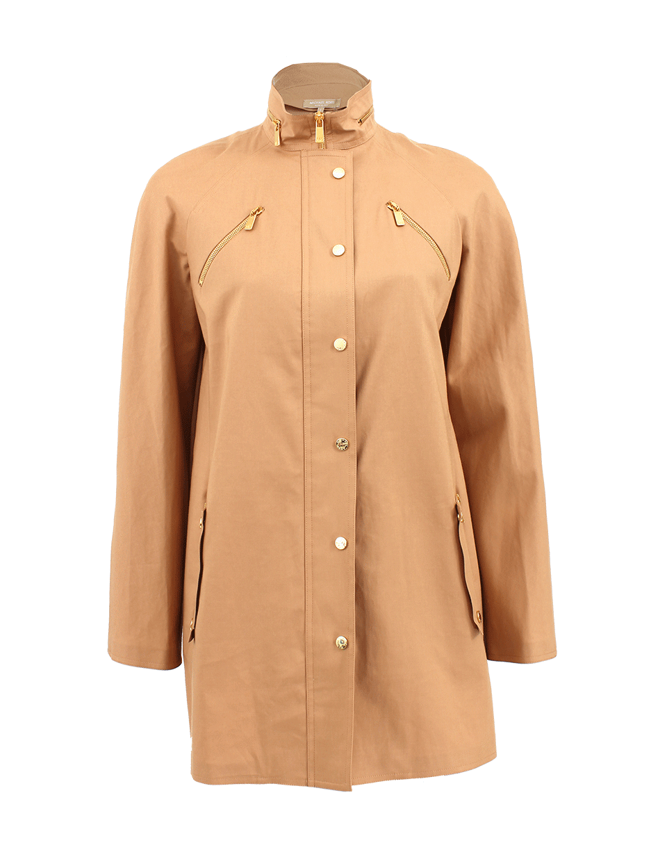 MICHAEL KORS-Stand Collar Short Balmacaan-