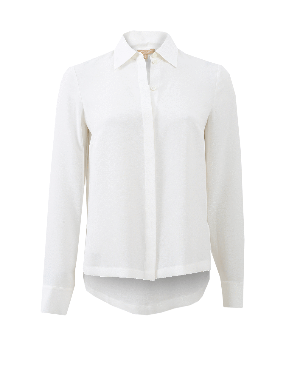 MICHAEL KORS-High-Low Blouse-