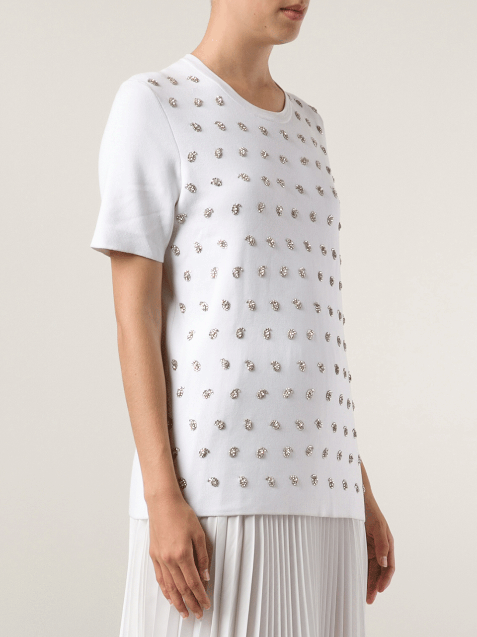 MICHAEL KORS-Embellished Crewneck-
