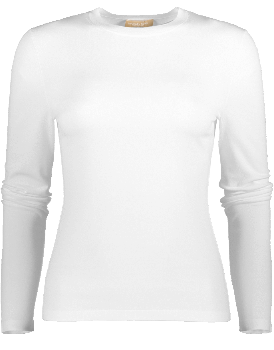 MICHAEL KORS-Stretch Viscose Top-