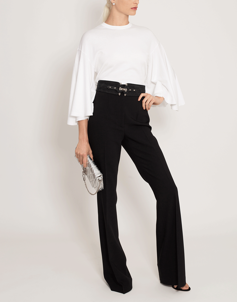 MICHAEL KORS-Cotton Flutter-Sleeve Tunic-