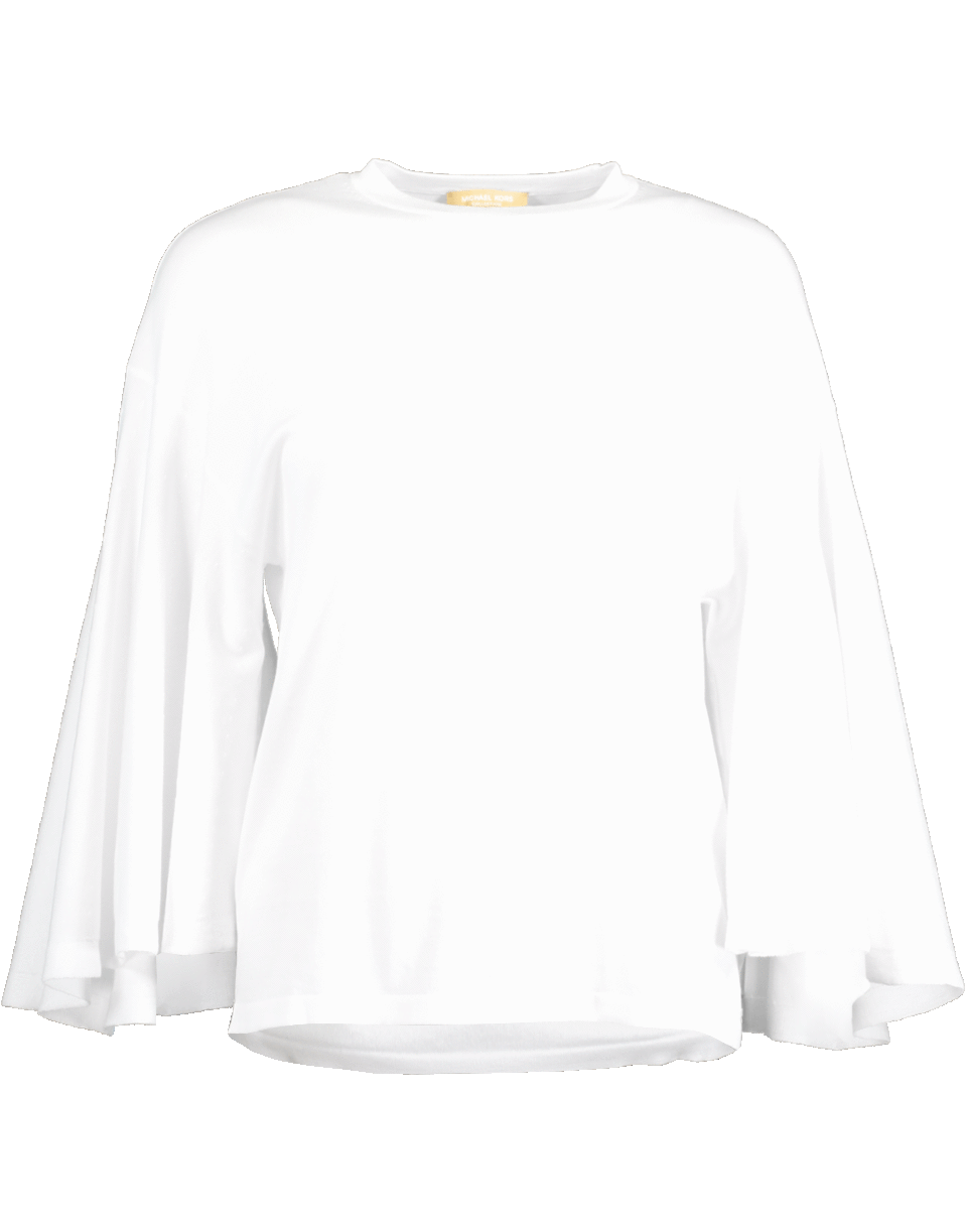 MICHAEL KORS-Cotton Flutter-Sleeve Tunic-