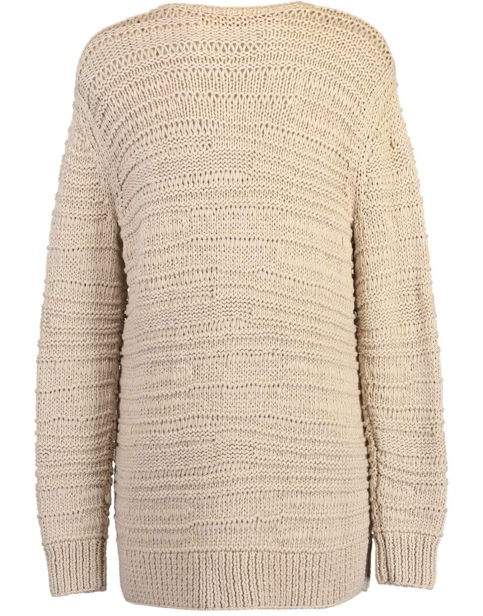 MICHAEL KORS-Sand Organic Cotton Sweater-