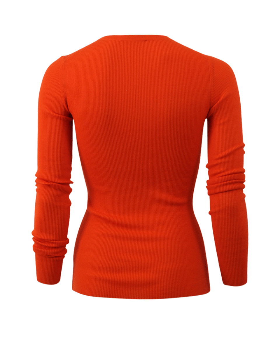 MICHAEL KORS-Ribbed Crewneck Top-
