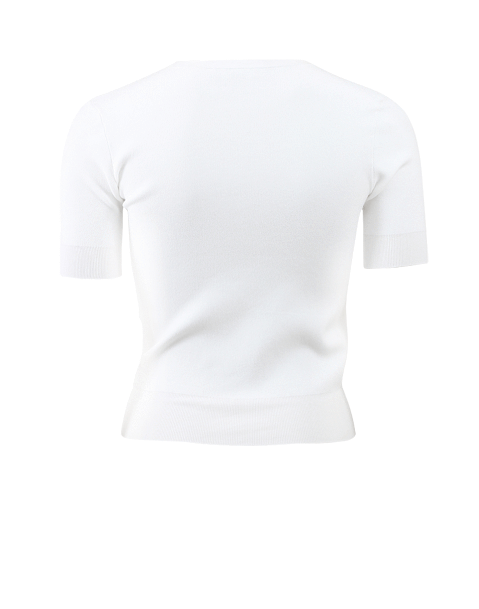 MICHAEL KORS-Crewneck Short Sleeve Top-