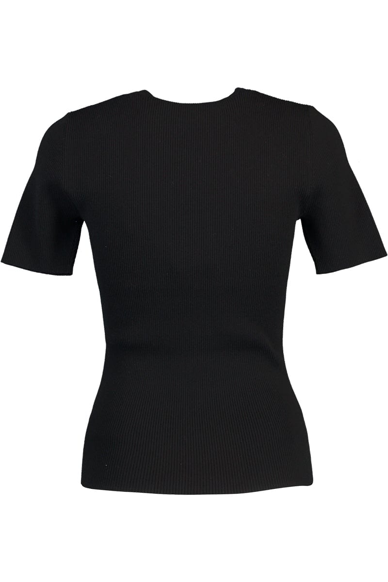 MICHAEL KORS-Crewneck Tee - Black-