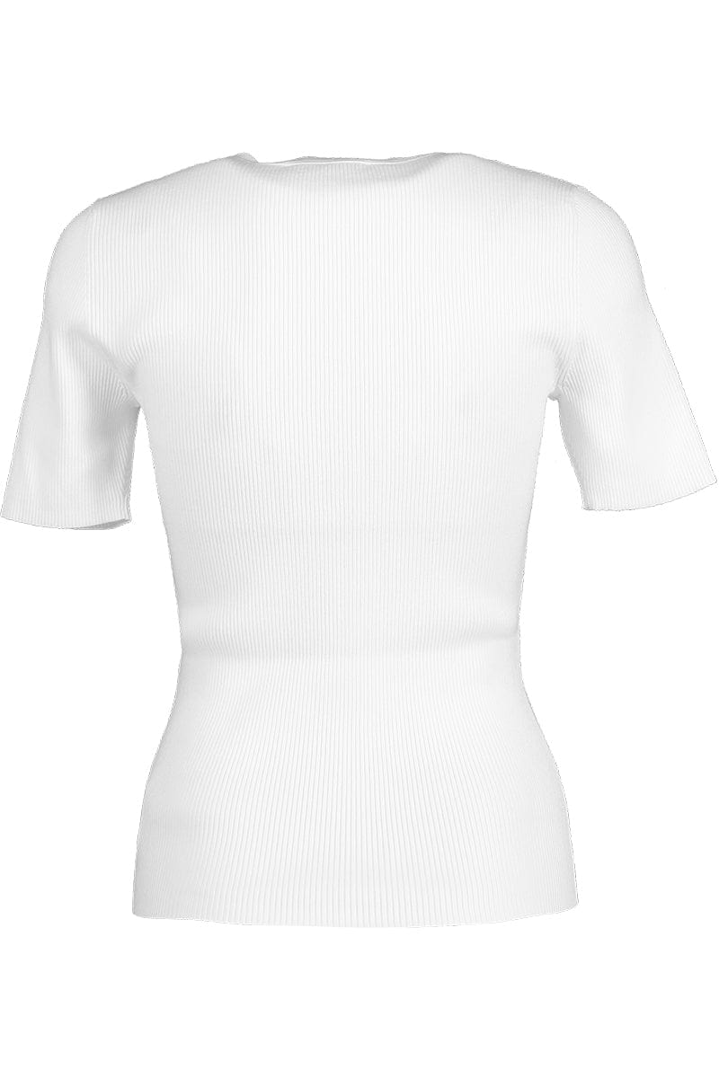 MICHAEL KORS-Crewneck Tee - White-